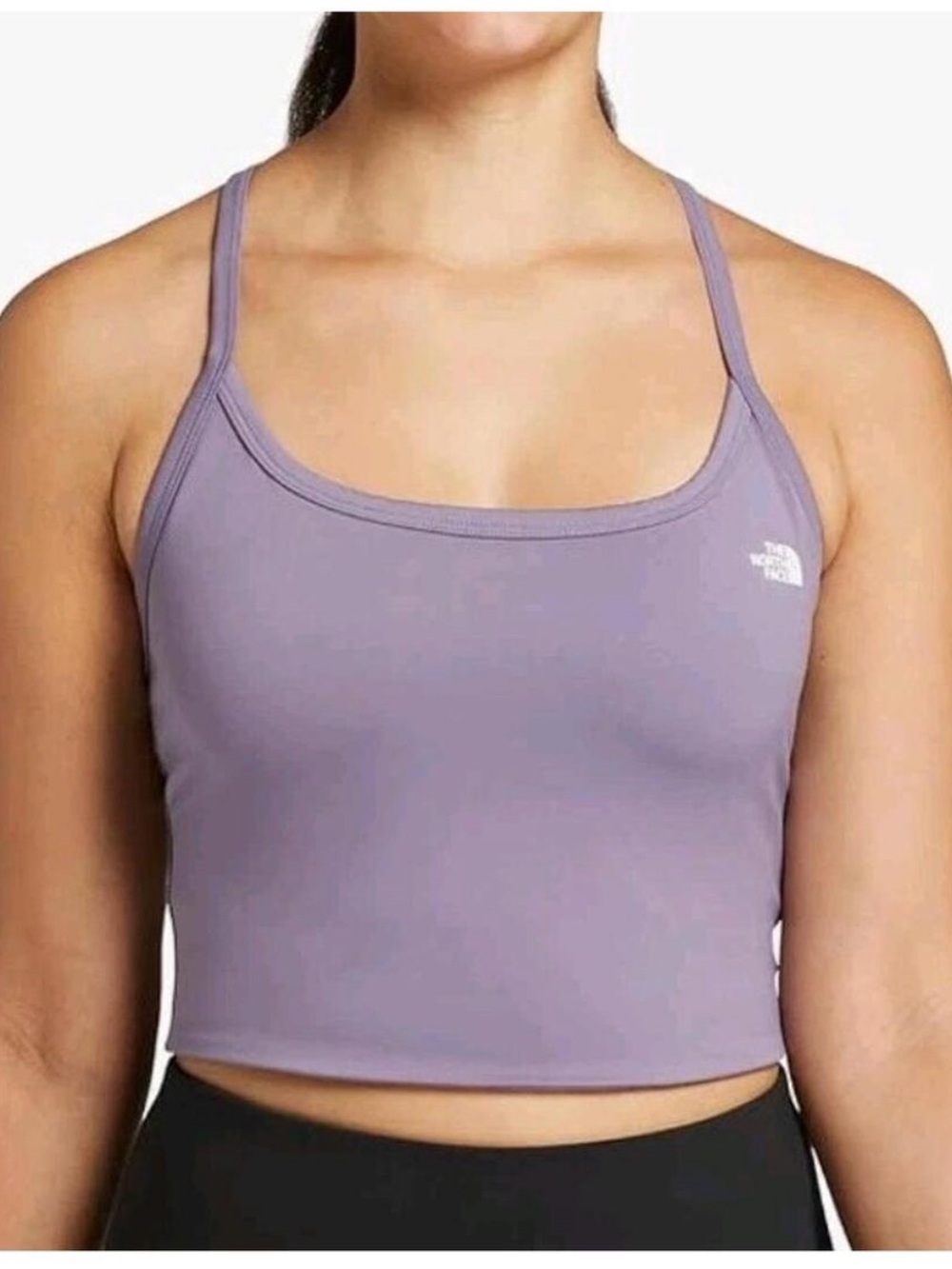 The North Face Women’s Lavender Racerback Crop Tank